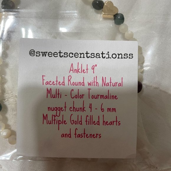 2/ $25 bundle Handmade natural bead Anklets - Picture 5 of 7